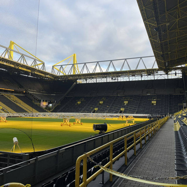 サッカー好きには堪らないジグナルイドゥナパルク💛🖤