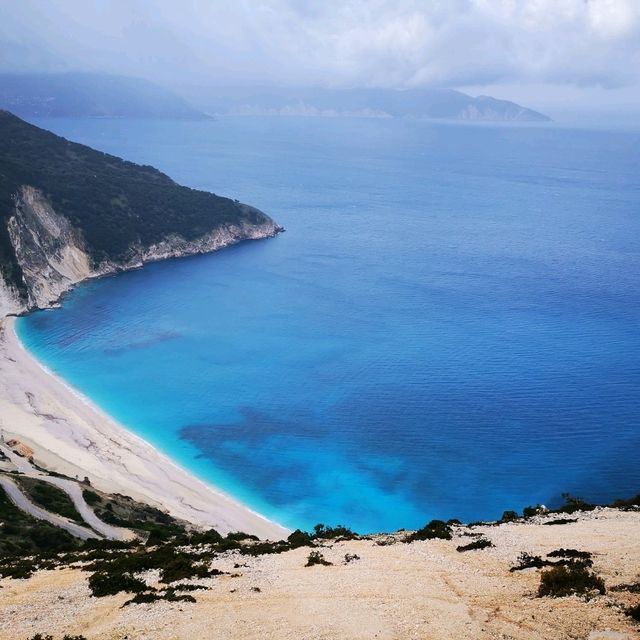 The Blue Wonders of Myrtos Beach