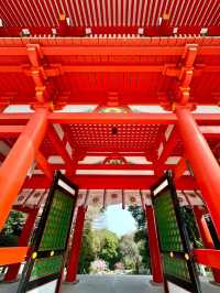 A shrine associated with Emperor Tenchi