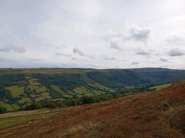 The Black Mountains and the Crawnon Valley
