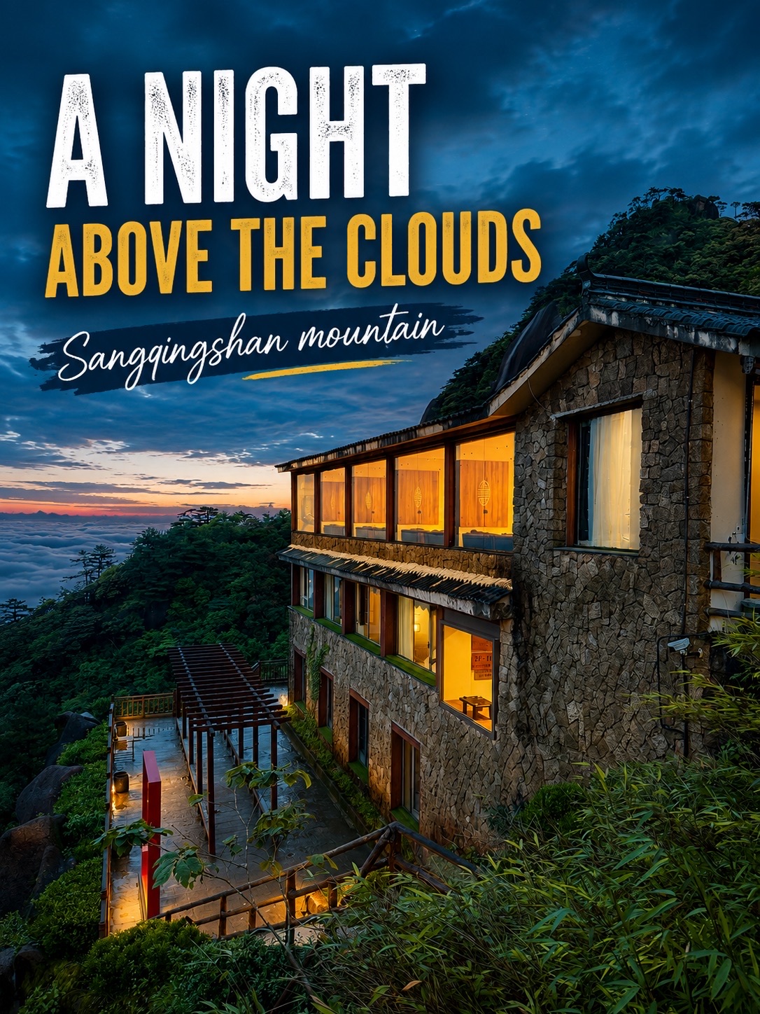 What's It Like Staying on Top of Sanqingshan?