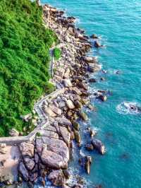 Zhuhai's Wailingding Island is the paper of mountains and seas, and the spring breeze is the ink.