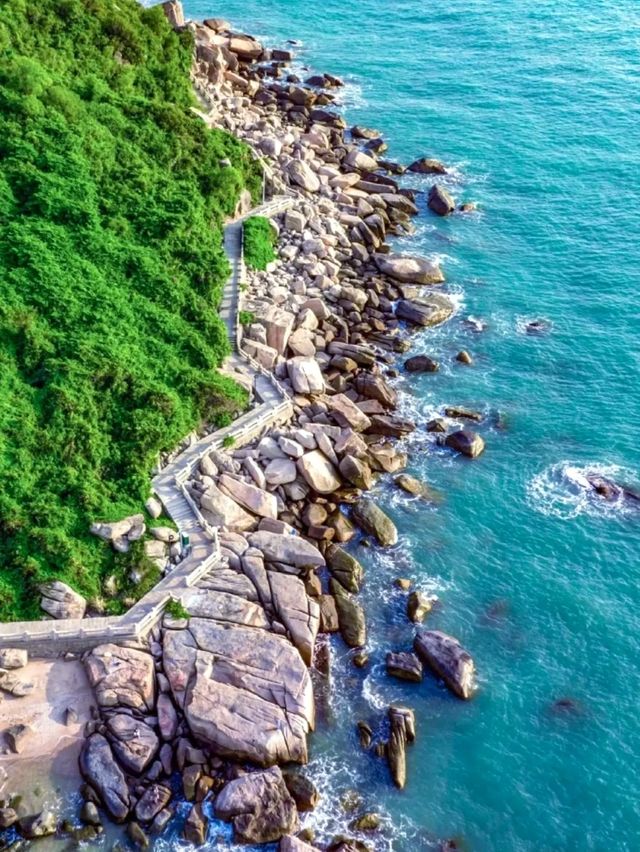 Zhuhai's Wailingding Island is the paper of mountains and seas, and the spring breeze is the ink.