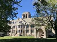 Northwestern University on the shores of Lake Michigan.