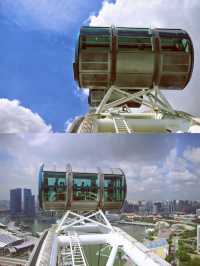 Singapore Flyer: High-altitude romance of happiness Ferris wheel.