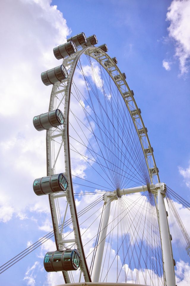 Singapore Flyer: High-altitude romance of happiness Ferris wheel.