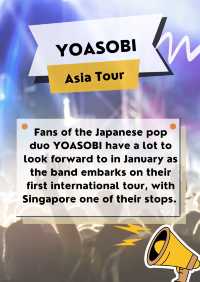 YOASOBI Asia Tour Comes to Singapore🎵