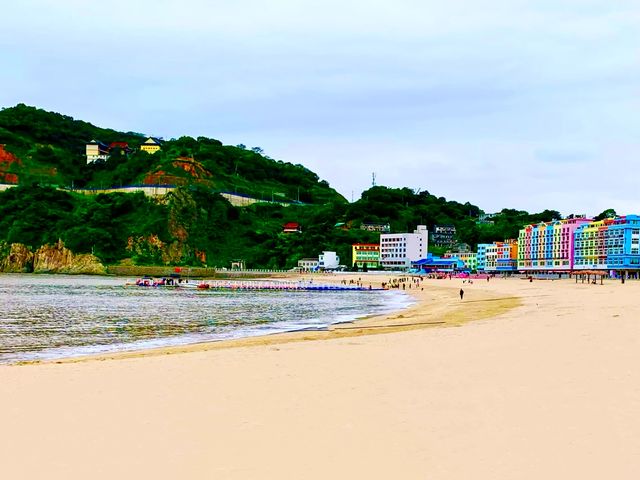 溫州炎亭的金沙灘，七彩小鎮的海邊，讓我們共赴山海