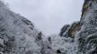 寶雞青峰峽走起，雪景美滴很美滴很