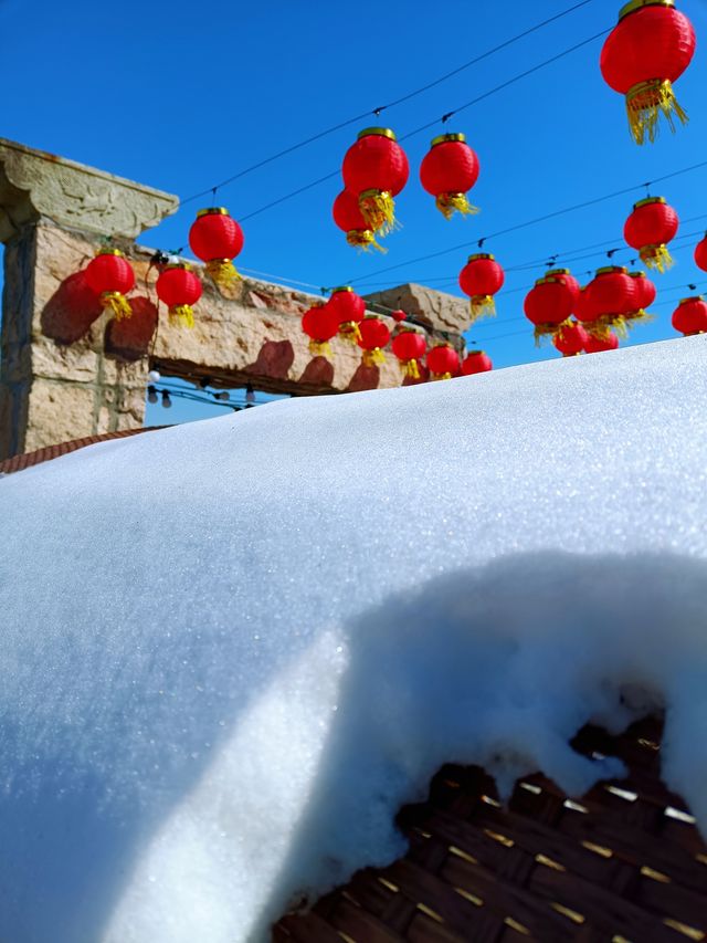 十五年一遇的雪與海與懷舊的民宿的兩天