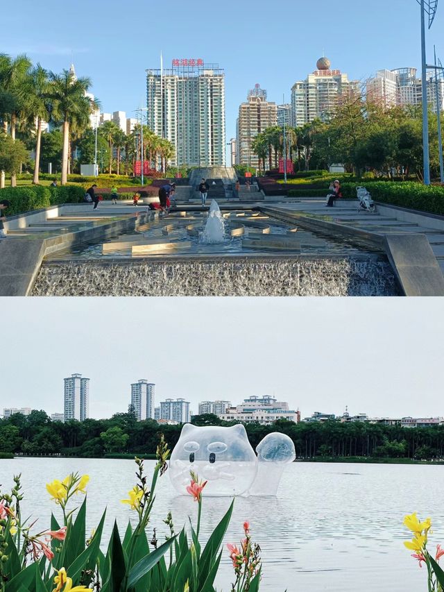 這座綠意盎然的城市，藏著一片城中桃源－南湖公園