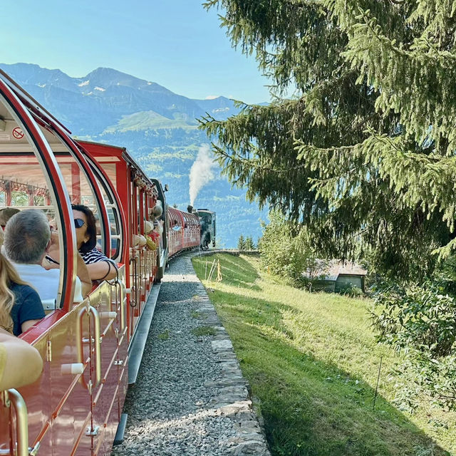 Golden pass through Brienz such a Heaven place 