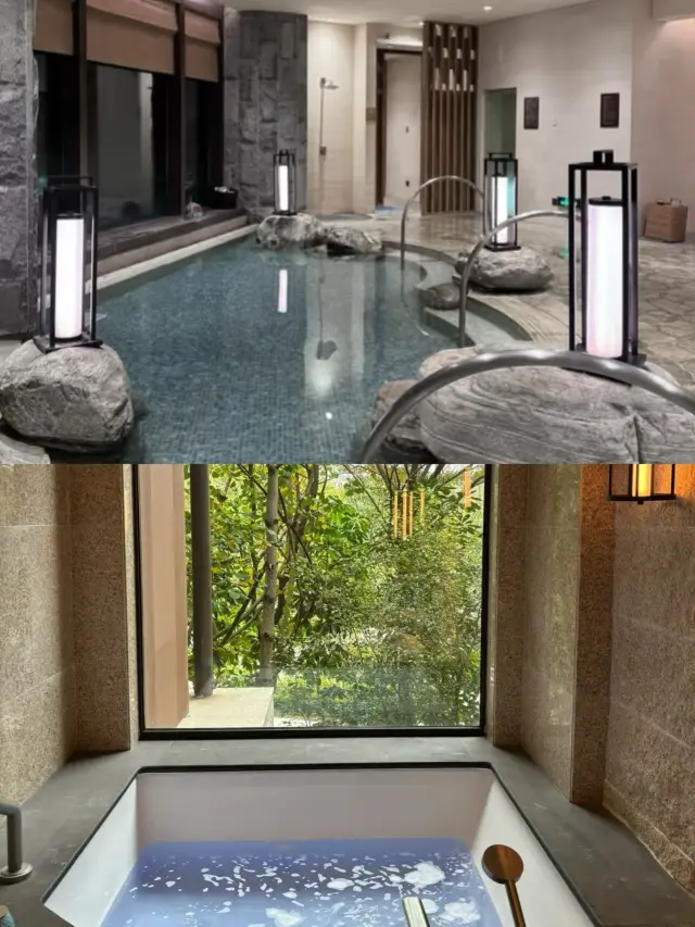 Guangzhou Qingyuan! The indoor courtyard with a private hot spring is worth crying over! 