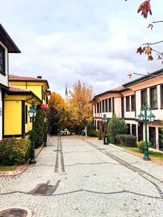 Station 62, Türkiye, colorful houses in Odunpazar district