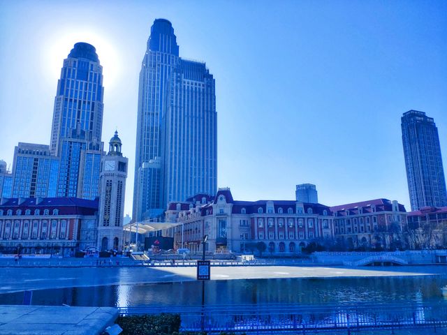 津灣廣場——解放橋——世紀鐘——天津站