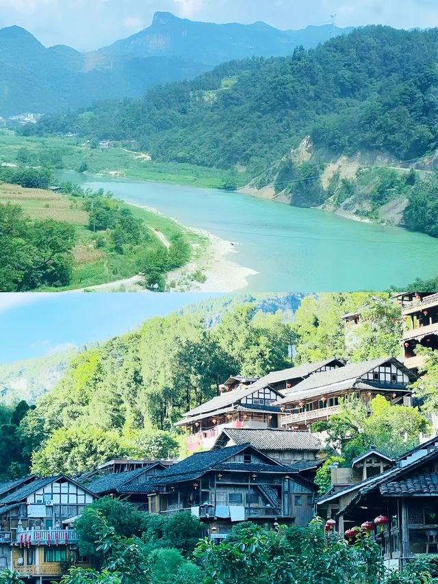 重慶·龔灘·烏江·風景美如畫，人在畫中游