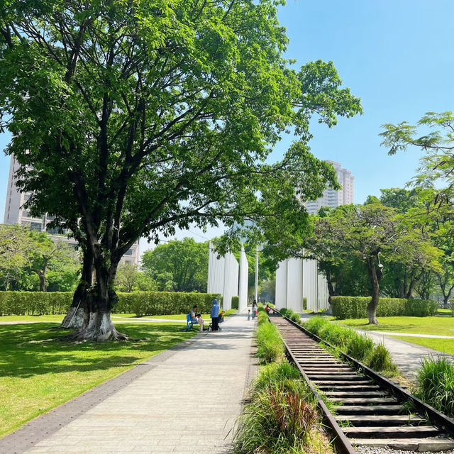 中山美術館江邊絕美公園🍃🌴👒太適合遛娃啦！