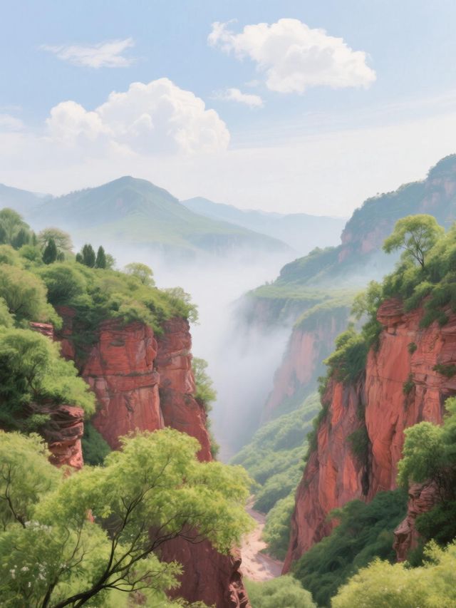 隱藏在黃土高原的地質奇蹟——甘泉大峽谷 我一直相信，大自然才是最厲害的藝術家，直到走進甘泉大峽谷，