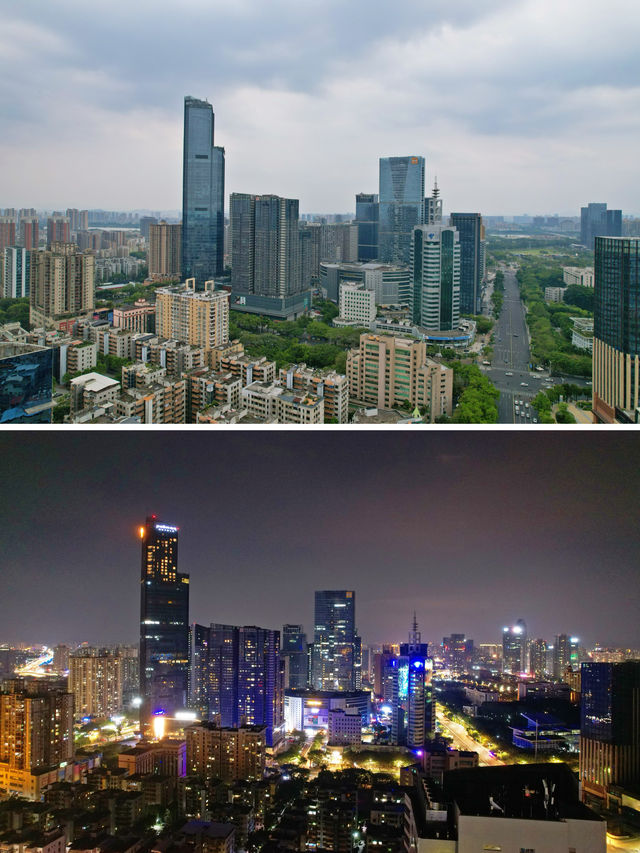 住惠州最高酒店，俯瞰城景與惠州西湖