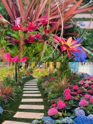 A floral sea check-in spot in Mengzi