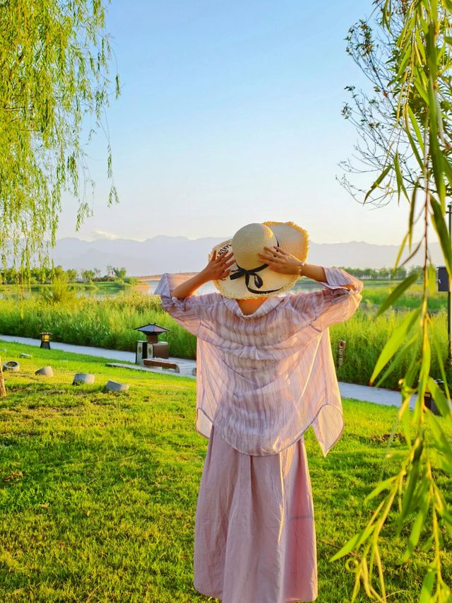 原來西安真係有「洱海」夕陽絕美