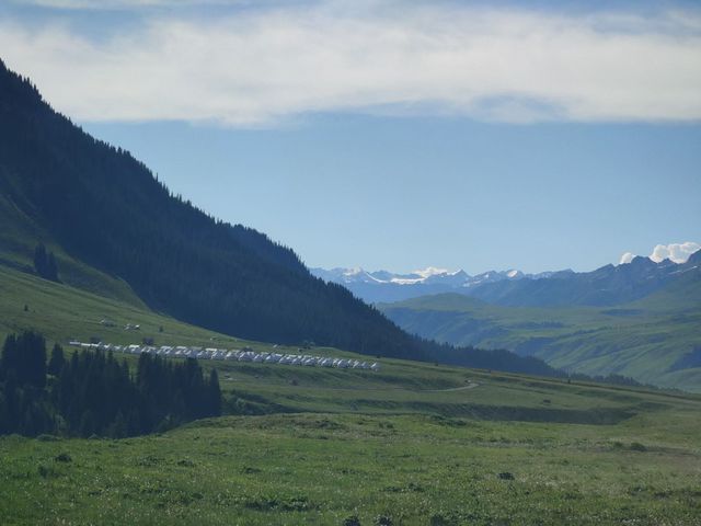 新疆唐布拉十里畫廊｜房車露營+草原治癒之旅