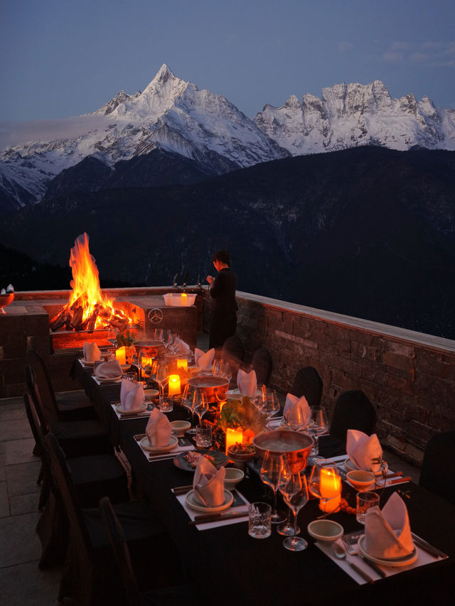 不是國外，這是梅里雪山的泊度酒店！！