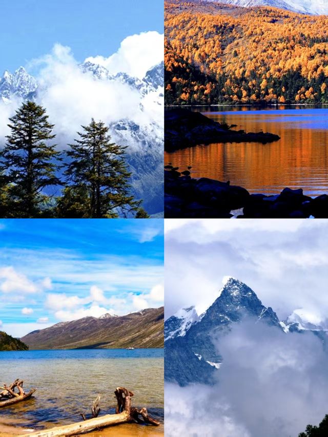 來木格措感受聖湖純淨與雪山巍峨的完美融合