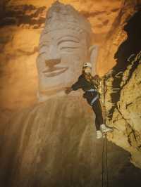 Hanging high in Chongqing at Tianyan Cave