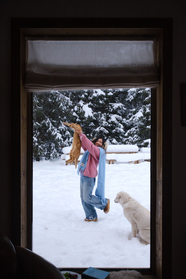 在禾木小住，遇到了夢想中的小木屋