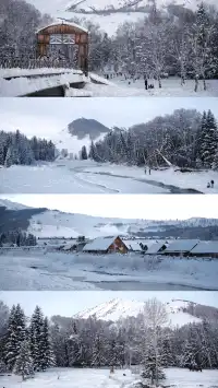 我在禾木幫朋友拍到了情書同款！