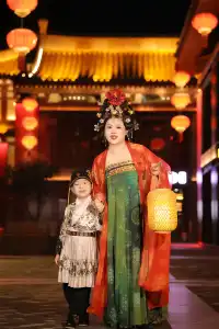 西安親子遊｜帶娃拍了組唐風寫真