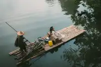 闖入廣西的明仕田園漁舟唱晚太治癒了