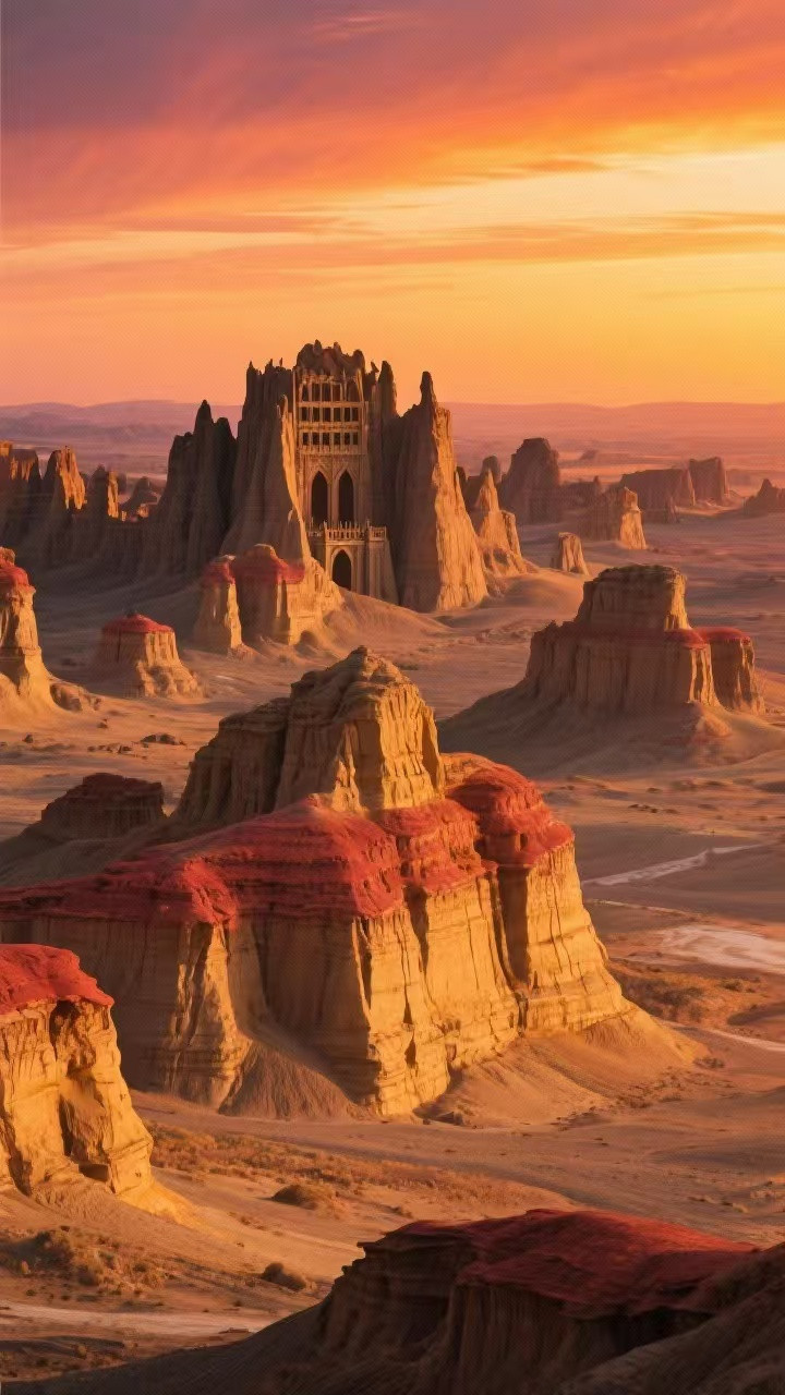 Paket Wisata Xinjiang 11 Hari dari Jakarta 7 Formasi gurun Kota Hantu Urho