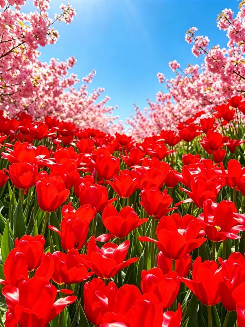 🪻Wuxi Flower Planet Live Footage｜Cherry Blossoms and Tulips