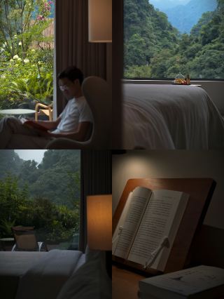 Escape to a hidden mountain retreat described by Tao Yuanming
