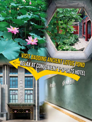 Explore Baoding’s ancient Lotus Pond | Stay at a hassle-free esports hotel for ultimate comfort