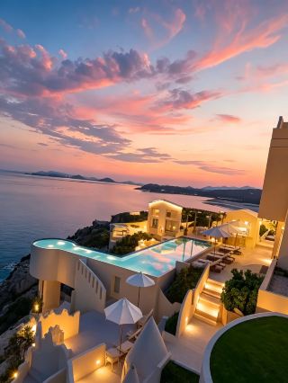 The top choice for chasing blue tears! This cliffside guesthouse offers an unbeatable view