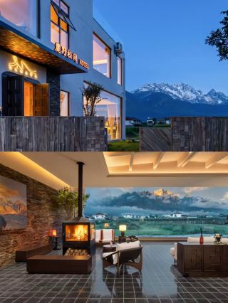 A hidden snowy mountain sanctuary in Lijiang, a luxury glamping hotel that frames Jade Dragon Snow Mountain in a single glance