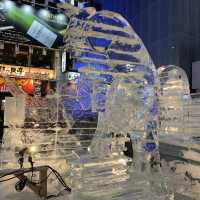 札幌　札幌観光　2023さっぽろ雪まつり　すすきの会場の氷像が芸術だった！