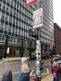 Historic Route 66 Begin Sign 🚏✨