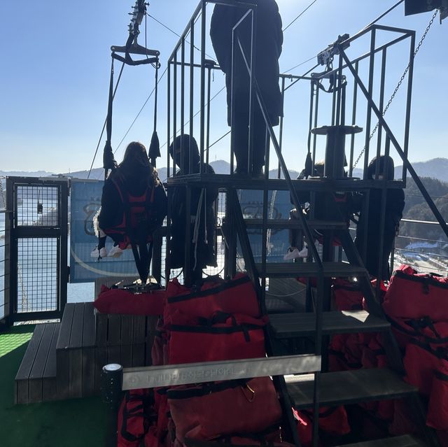 韓國南怡島！高空飛索進入南怡島+短道滑雪板體驗