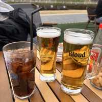 韓国/ソウル【鉢山】金浦空港から3駅！テラスでビールとピザを楽しもう🍕
