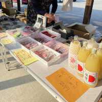 お宿　山翠　付近の朝市を散策