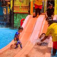 Relaxing in Sunway Lagoon Theme Park