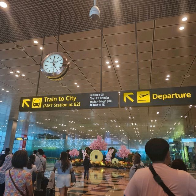 싱가포르 창이공항에서 MRT타는 법, 짐 맡기는 법!