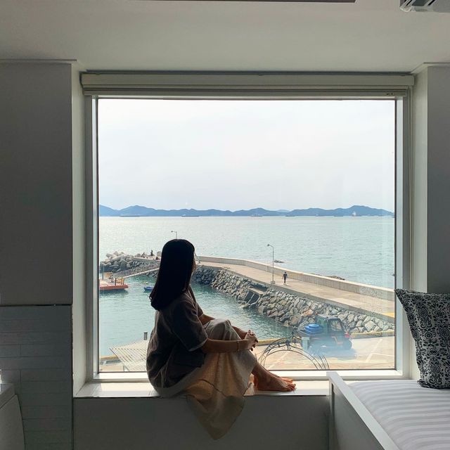 오션뷰액자 남해숙소