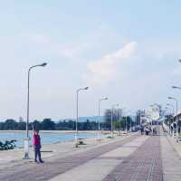วิวอลังกาลที่สะพานสารสิน