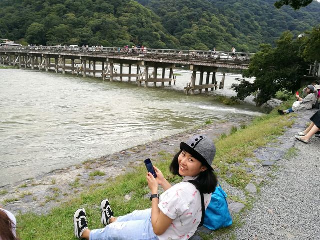 สวนป่าไผ่ &สะพานแม่น้ำสุขใจ @ARASHIYAMA