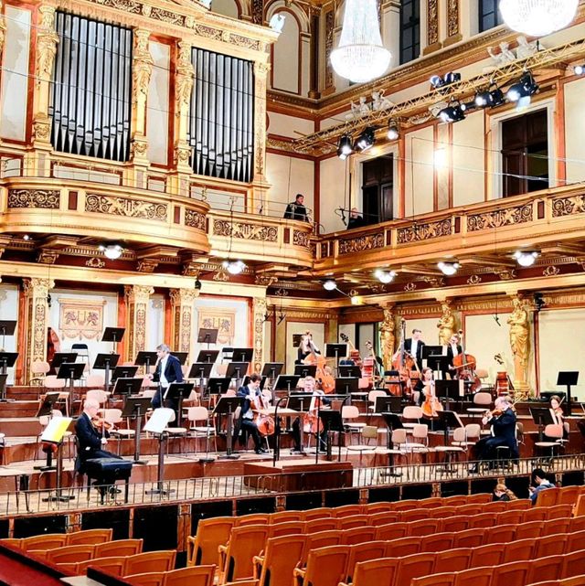 Wonderful hours in the Musikverein, Vienna 